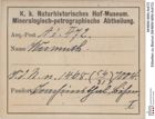 Etiketten zu Bismut (NHMW-MIN-Ai472)